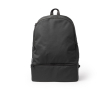 Sac à dos écologique avec poche à chaussures rigide et poche avant couleur noir