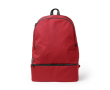 Sac à dos écologique avec poche à chaussures rigide et poche avant couleur rouge