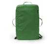 Sac à dos convertible de voyage en similicuir et polyester couleur vert foncé