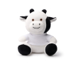 Peluche animal assis avec t-shirt blanc personnalisable couleur blanc