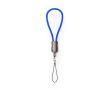 Porte-clés avec câble de charge et transfert de données, connexion type C 60W couleur bleu roi