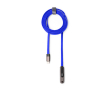 Câble chargeur type C pliable avec support pour mobile 60W couleur bleu roi
