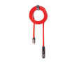 Câble chargeur type C pliable avec support pour mobile 60W couleur rouge