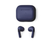 Écouteurs sans fil en plastique avec kit mains libres et Bluetooth couleur bleu marine
