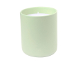 Bougie parfum vanille dans un élégant pot en céramique couleur naturel