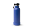 Bouteille en acier inoxydable recyclé avec bouton d’ouverture 480ml couleur bleu roi