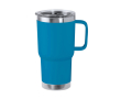 Tasse en acier inoxydable à double paroi avec anse rigide 600ml couleur bleu ciel