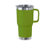 Tasse en acier inoxydable à double paroi avec anse rigide 600ml couleur vert clair