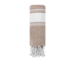 Serviette paréo en coton avec détails aux extrémités 180g/m² couleur naturel