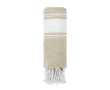 Serviette paréo en coton avec détails aux deux extrémités 180 g/m² couleur beige
