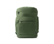 Sac à dos rembourré en polyester recyclé avec ouverture par le haut 15'' couleur vert foncé