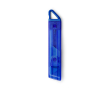 Cutter au design translucide avec système de sécurité auto-rétractable couleur bleu roi