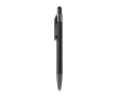 Stylo à bille en aluminium avec embout tactile et encre bleue couleur noir
