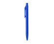Stylo à bille en aluminium avec détails translucides et encre bleue couleur bleu roi
