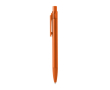 Stylo à bille en aluminium avec détails translucides et encre bleue couleur orange