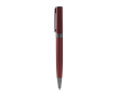 Stylo à bille rotatif en aluminium recyclé avec recharge jumbo à encre bleue couleur rouge foncé