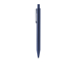 Stylo à bille en aluminium finition mate avec recharge jumbo et encre bleue couleur bleu roi