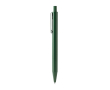 Stylo à bille en aluminium finition mate avec recharge jumbo et encre bleue couleur vert