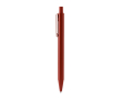 Stylo à bille en aluminium finition mate avec recharge jumbo et encre bleue couleur rouge