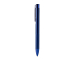 Stylo à bille en aluminium avec finition métallique mate et encre bleue couleur bleu roi