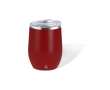 Gobelet double paroi en acier inoxydable recyclé avec doseur 340ml couleur rouge
