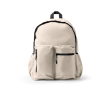Sac à dos pour ordinateur portable en plastique recyclé avec dos rembourré 17'' couleur beige