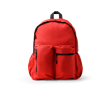 Sac à dos pour ordinateur portable en plastique recyclé avec dos rembourré 17'' couleur rouge