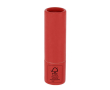 Baume à lèvres avec protection SPF15 en emballage carton recyclé FSC couleur rouge