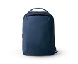 Sac à dos en polyester recyclé avec dos et bretelles rembourrés 14'' couleur bleu marine