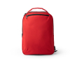 Sac à dos en polyester recyclé avec dos et bretelles rembourrés 14'' couleur rouge