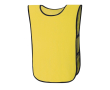 Chasuble de sport multicolore avec élastiques pour adultes couleur jaune