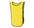 Chasuble de sport multicolore avec élastiques pour enfants couleur jaune