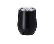 Gobelet thermique en inox avec couvercle transparent 330 ml couleur noir