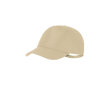 Casquette ajustable en polyester RPET avec boucle métallique UV50 couleur naturel