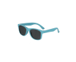 Lunettes de soleil pour enfants en fibre de blé avec verres noirs couleur bleu