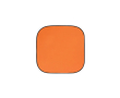 Petit pare-soleil pliable en polyester de plusieurs coloris 70 x 70 cm couleur orange
