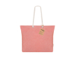 Sac en coton recyclé avec soufflet et anses en coton 220 g/m² couleur rouge