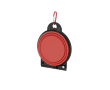 Double gamelle de 450 ml chacune pour animaux avec mousqueton couleur rouge