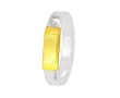 Bracelet événementiel avec lumières LED et interrupteur on/off couleur jaune