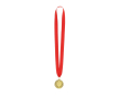 Médaille de gagnant finition dorée avec relief sur le bord couleur doré