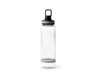 Bouteille translucide en plastique recyclé avec embout et poignée 750ml couleur blanc