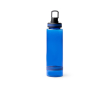 Bouteille translucide en plastique recyclé avec embout et poignée 750ml couleur bleu roi