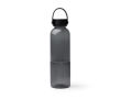 Gourde en plastique recyclé anti-goutte avec design biseauté 550ml couleur noir