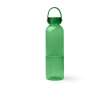 Gourde en plastique recyclé anti-goutte avec design biseauté 550ml couleur vert