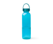 Gourde en plastique recyclé anti-goutte avec design biseauté 550ml couleur bleu pastel