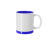 Tasse en céramique avec détails colorés pour sublimation 350 ml couleur bleu