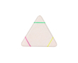 Marqueur triangulaire en fibre de blé avec 3 couleurs différentes couleur naturel