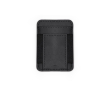 Porte-cartes magnétique en cuir synthétique à deux compartiments couleur noir