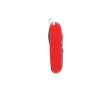 Couteau suisse rouge en acier inoxydable avec 10 fonctions couleur rouge