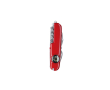 Couteau suisse classique en acier inoxydable avec 10 fonctions couleur rouge